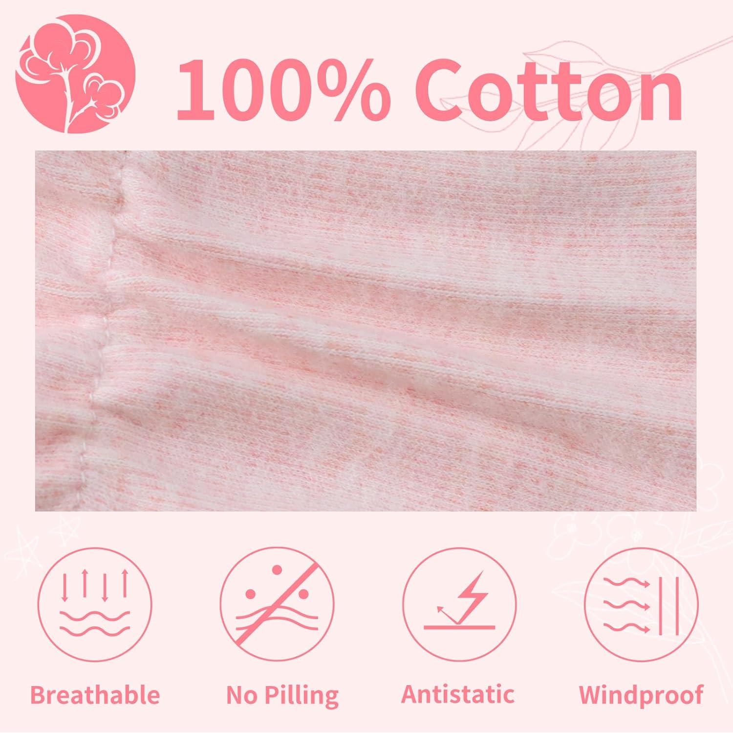 Newborn Baby Mittens Infant No Scratch Gloves Cotton Mitts for Baby Girls Boys