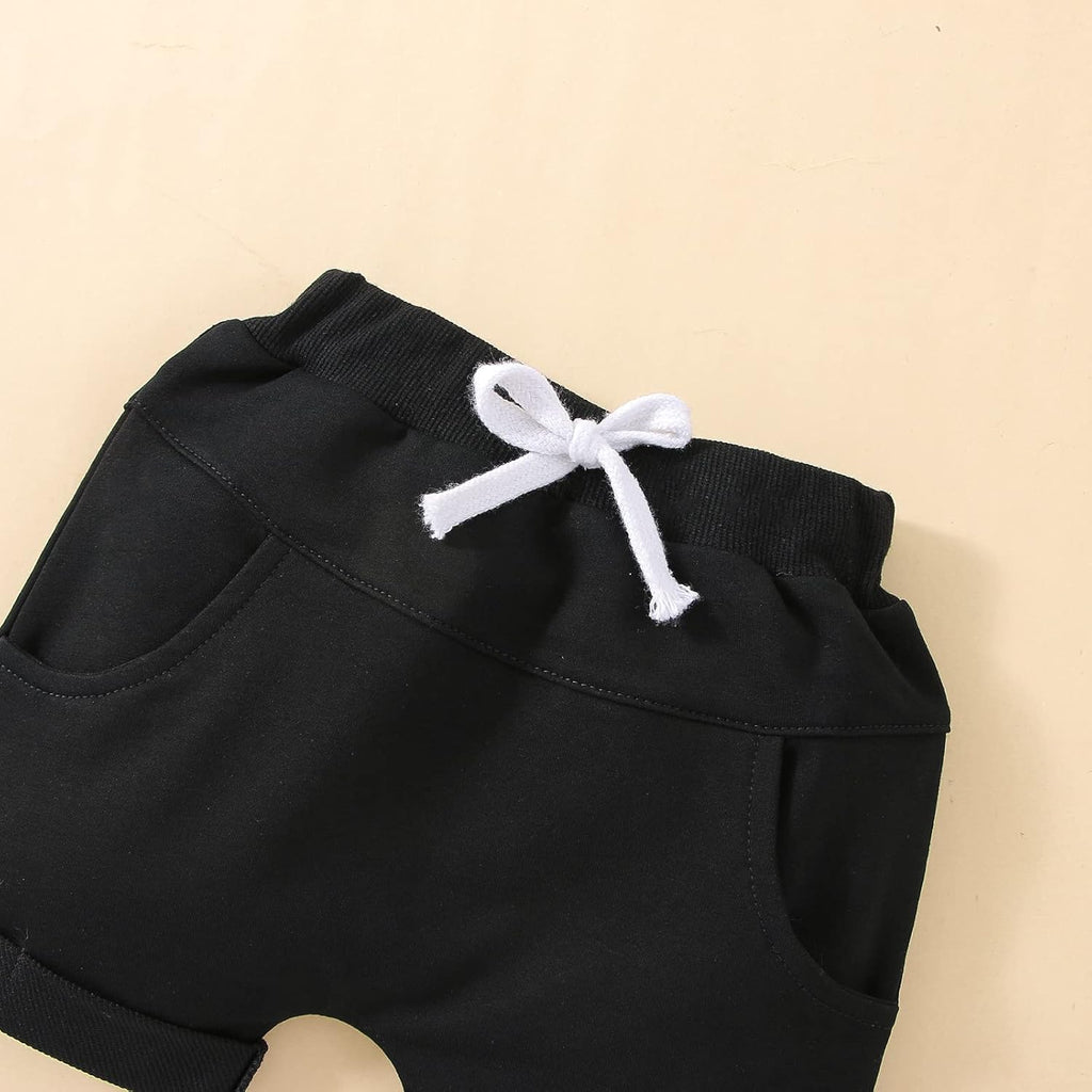 Kupretty Baby Boy Summer Clothes Sleeveless Tank Tops Vest T-Shirt + Casual Shorts Toddler Outfits Set