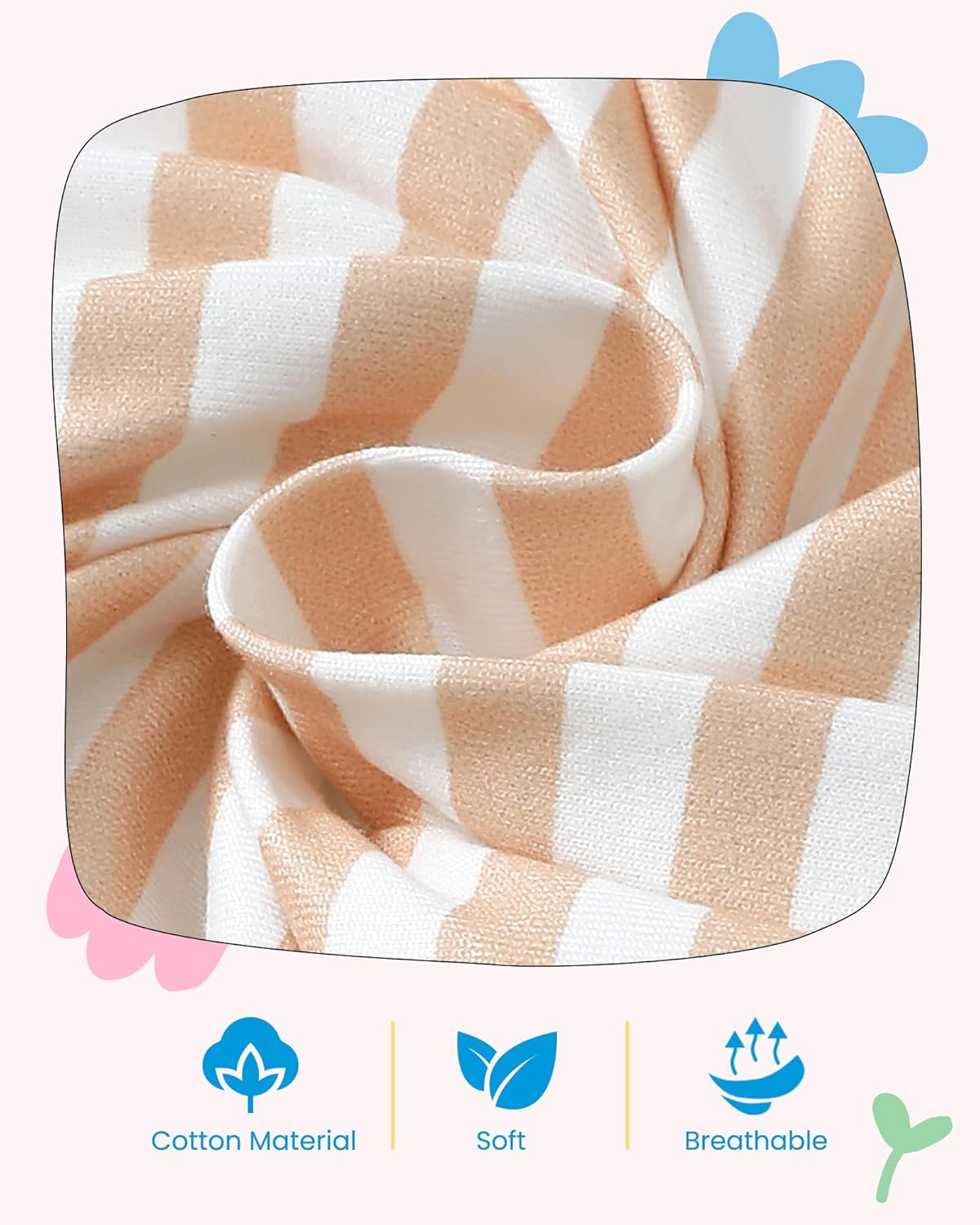 NZRVAWS Newborn Baby Boy Girl Clothes Unisex Infant Romper Pants Set Hat 4-Pack Outfits 0-12 Months 16 Pieces Toddler