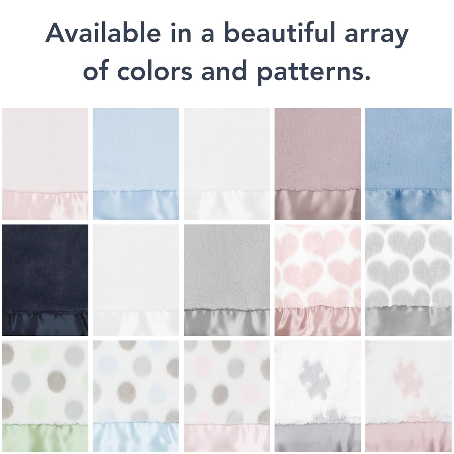 Little Giraffe Baby Blanket - Luxe Soft Blanket with Satin Trim - Baby Stroller Blanket - Newborn Baby Essentials & Baby Gifts - 29"x35" - Heart Army Silver