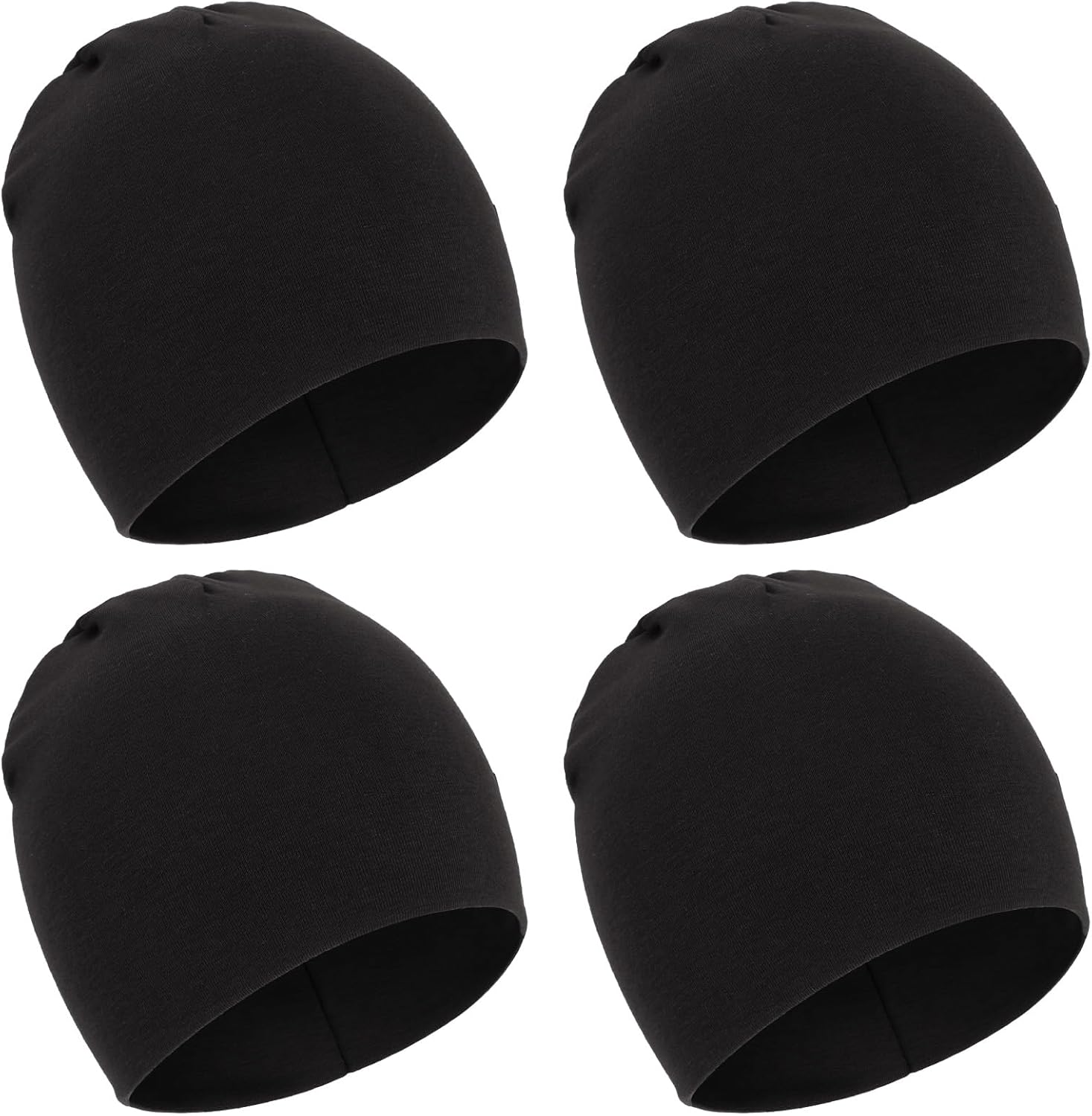 DRESHOW BQUBO 4 Pieces Baby Beanie Newborn Toddler Soft Cute Knit Hat Hospital Hats for Baby Boys Infant Cap Beanies