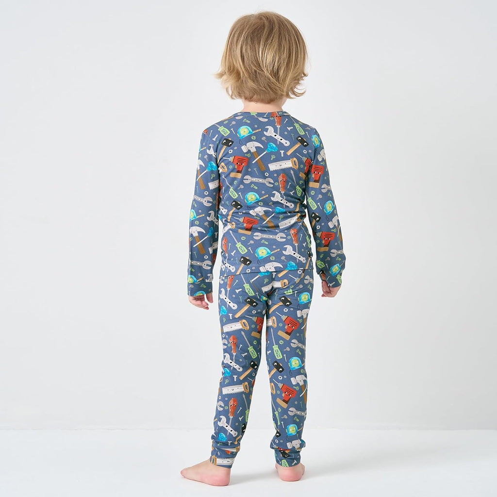 pureborn Baby Toddler Kids Viscose from Bamboo Pajamas Set Pjs 2pcs 18M-8Y