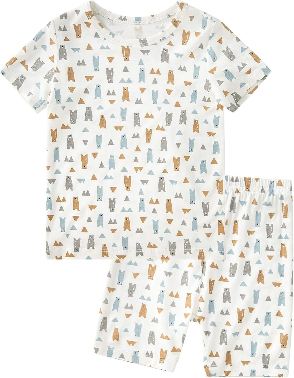 pureborn Baby Toddler Kids Viscose from Bamboo Pajamas Set Pjs 2pcs 18M-8Y