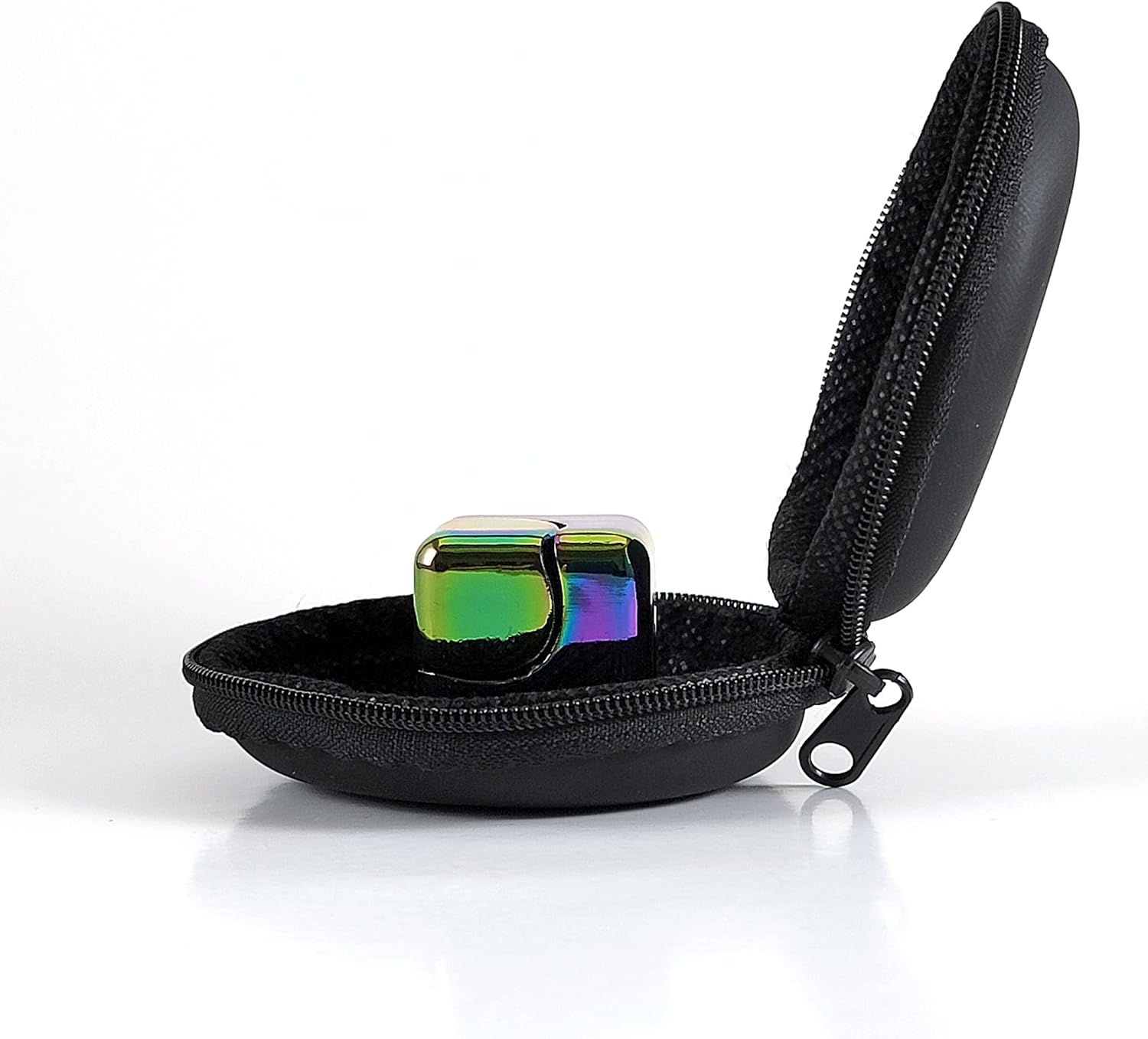 QUBI Cube Spinner 4-in-1 Spinning Toy– Helps with Anxiety, ADHD, Autism, Stress & Focus– Desktop EDC Fidgets Spinner Aluminum Alloy Build for Kids & Adults. Multi-Colored.