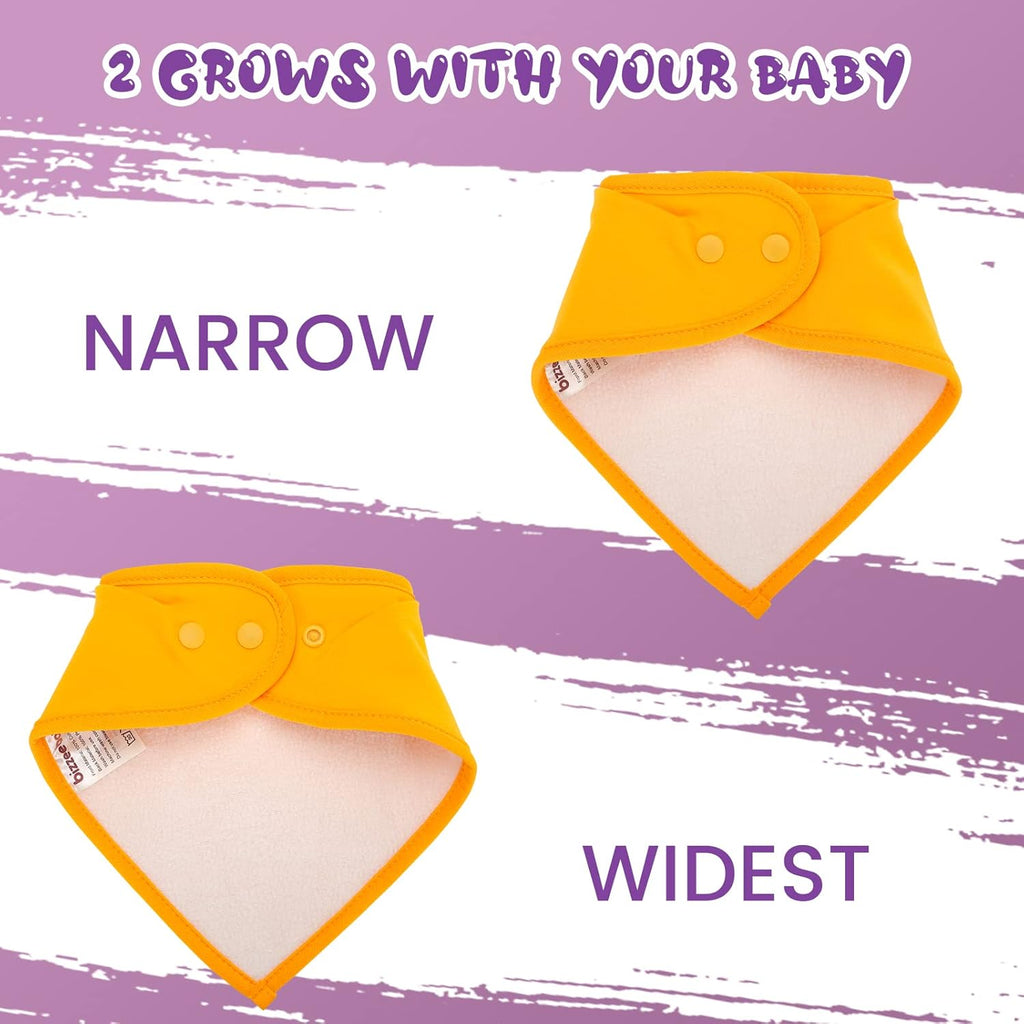 Bandana Drool Bibs Drool Bibs 100% Cotton for Unisex Boys Girls Multiple Colors Baby Bib Set for Teething