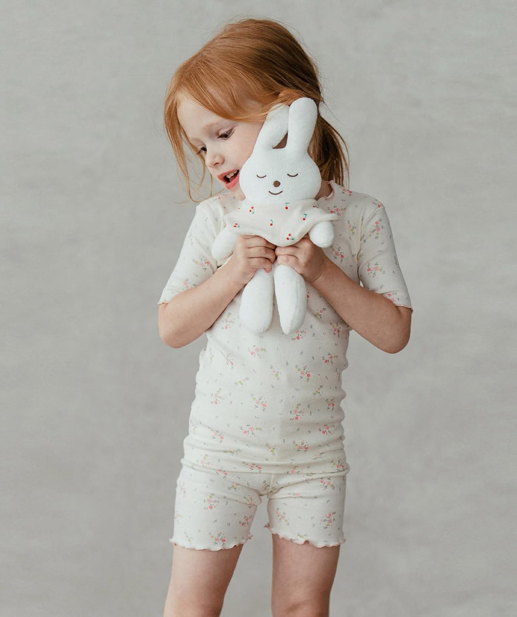 AVAUMA Baby Boy Girl Pajama Set 6M-7T Kids Cute Toddler Snug fit Flower Pattern Design Pjs Cotton Sleepwear Ruffled Shirring