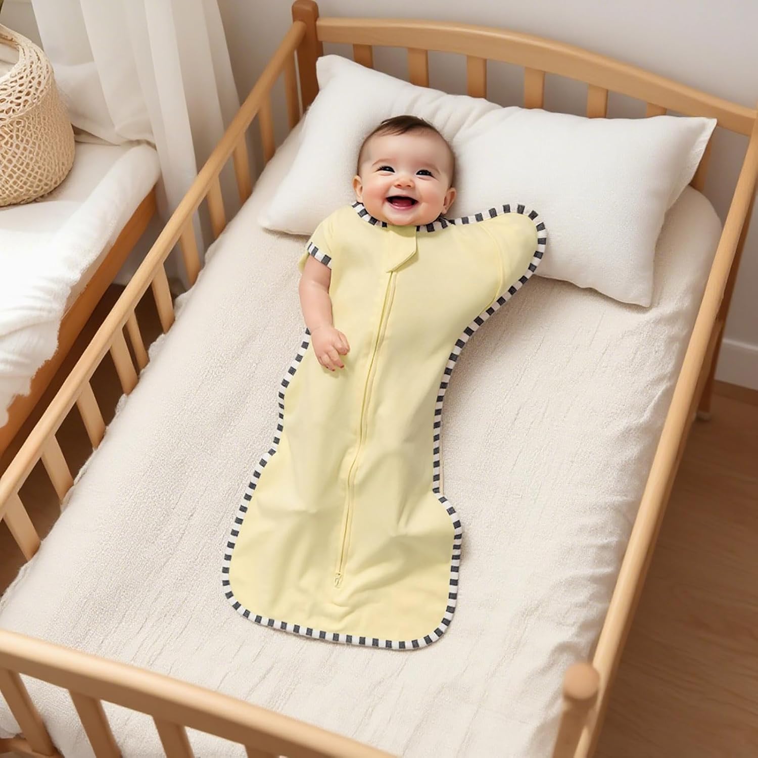 2-Pack Baby Transition Swaddle Set, Breathable Infant Sleep Sack, Soft Swaddling Sack for Boy Girl