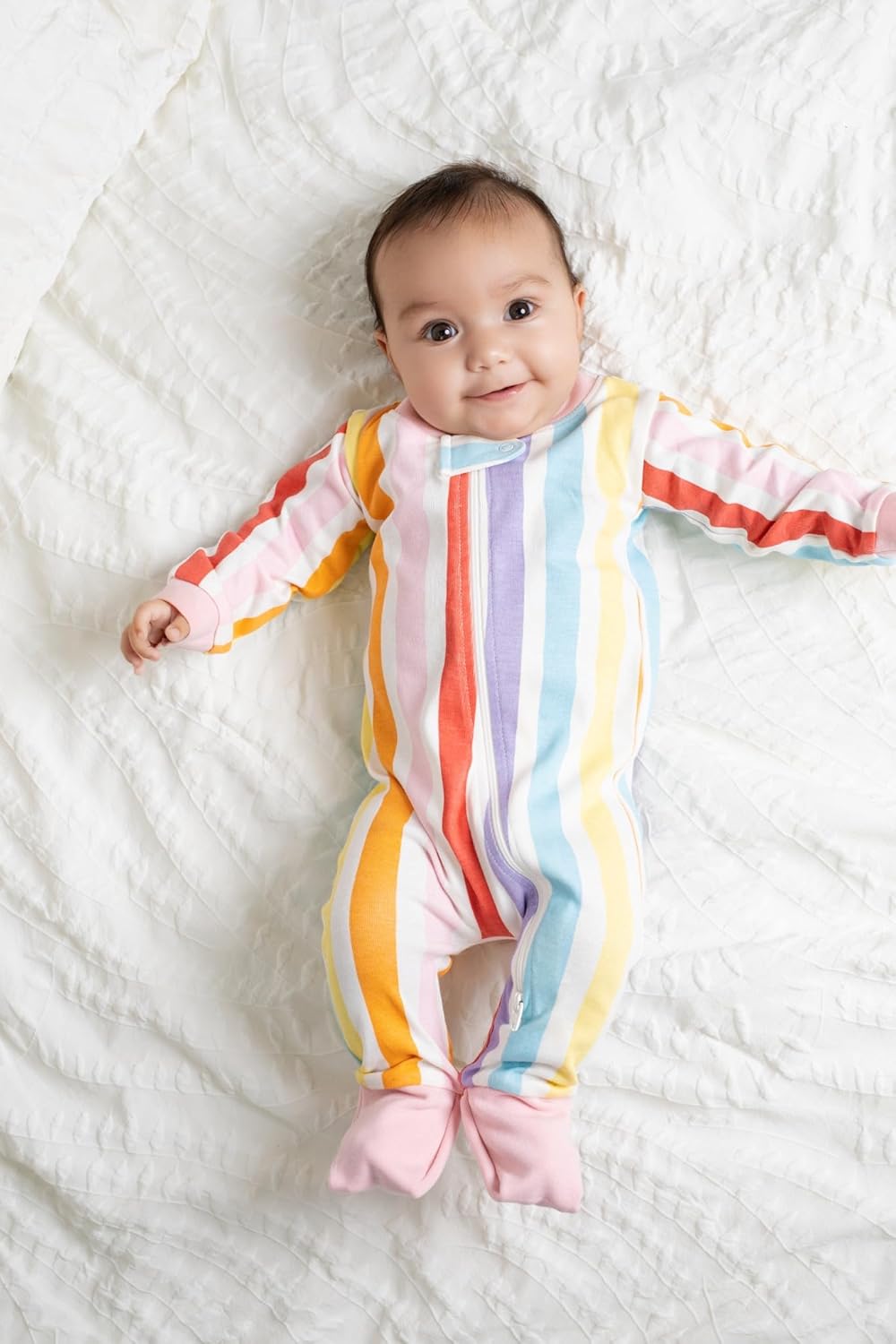MONICA + ANDY Baby Organic One-Piece Baby Pajamas