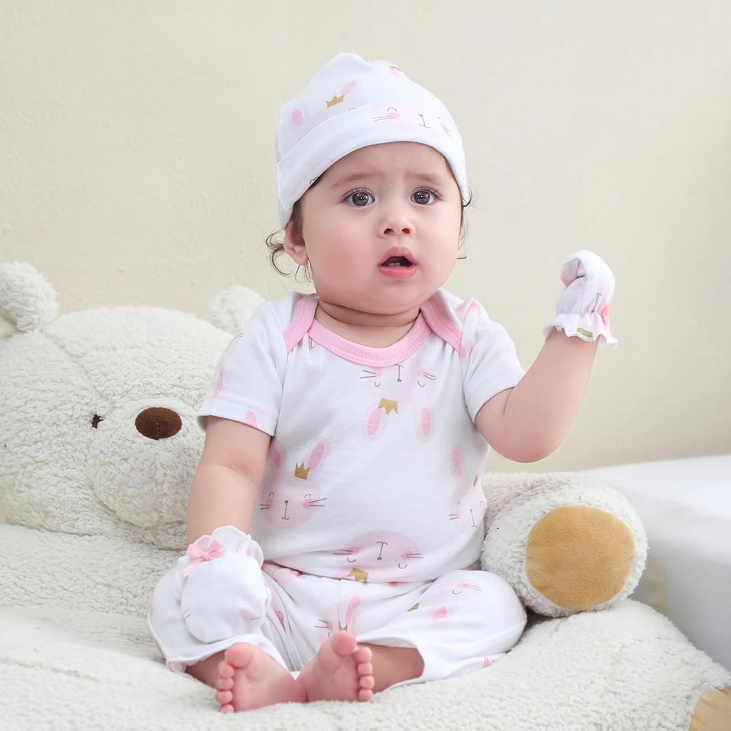 Baby Bodysuit and Pant Set 10-pcs Cotton Soft Newborn Boy Girl Clothes Outfits