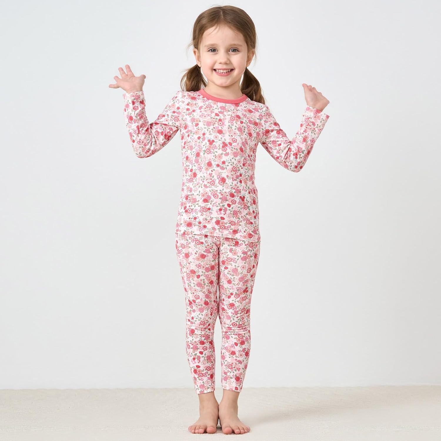 pureborn Baby Toddler Kids Viscose from Bamboo Pajamas Set Pjs 2pcs 18M-8Y