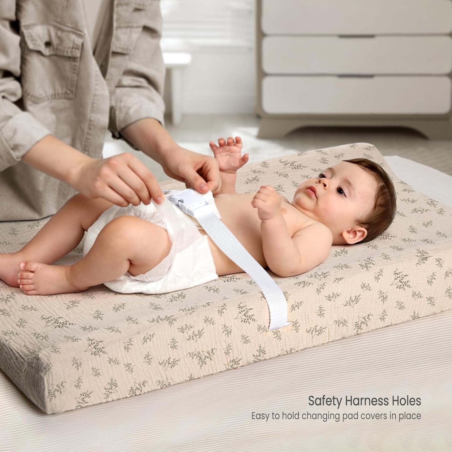 lulumoon Muslin Changing Pad Covers: Baby Cotton Changing Table Covers - Soft Changing Pad Sheets for Boys Girls