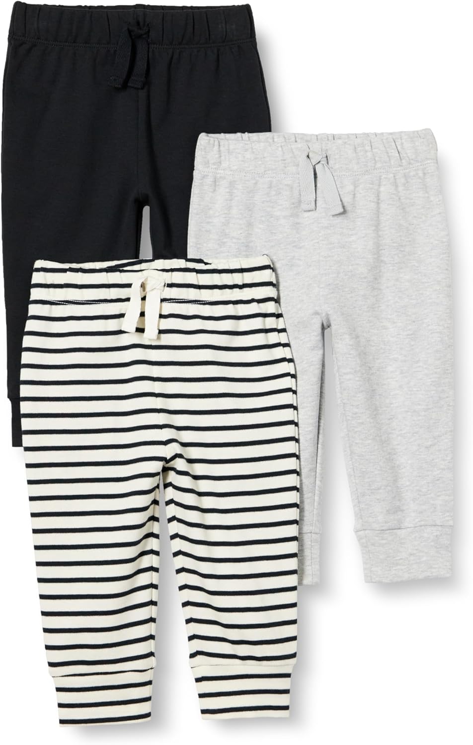 Amazon Essentials Unisex Toddlers and Babies' Cotton Pull-On Pants, Multipacks