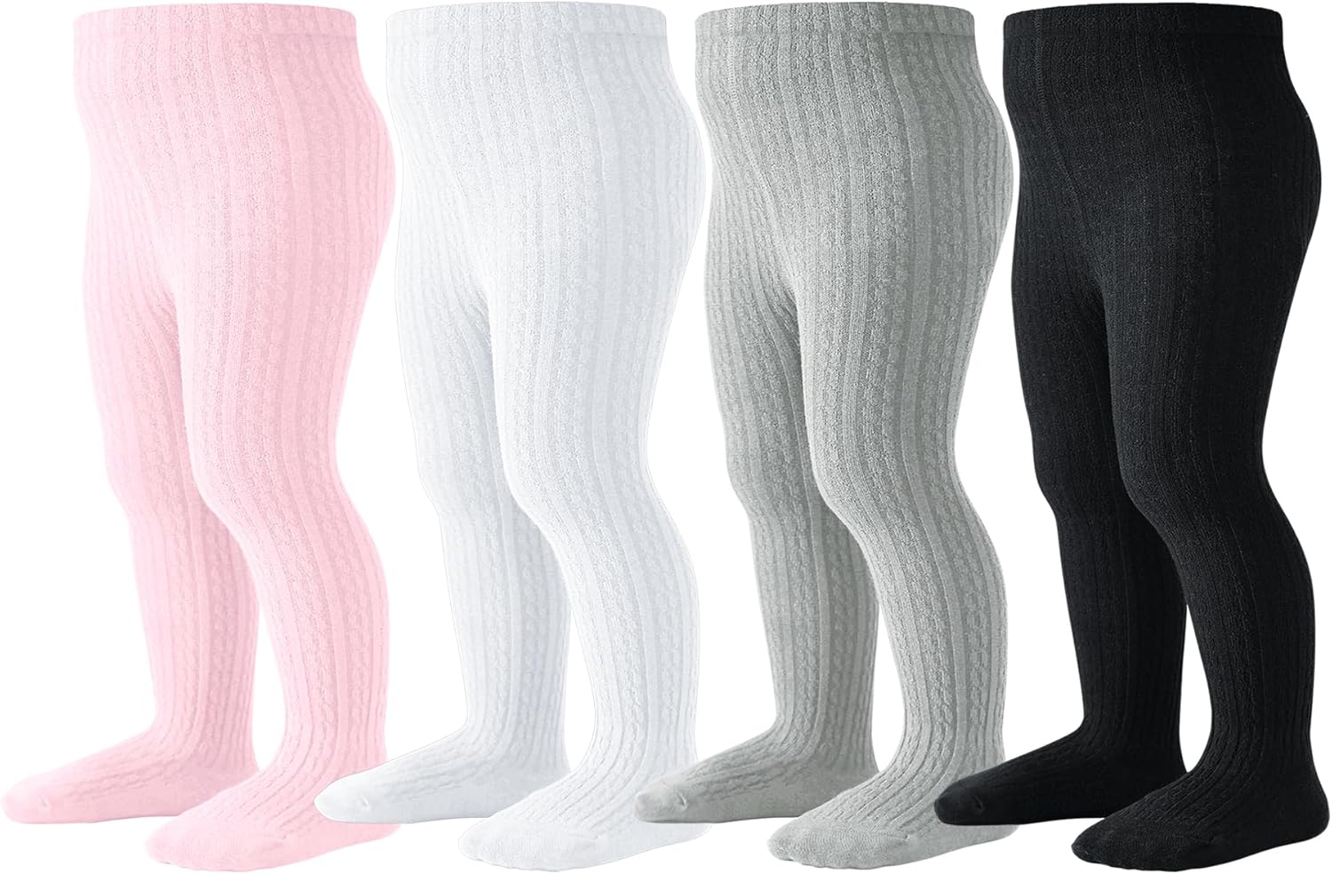Baby Tights Toddler Stockings Tights Soft Cotton Cable Knit Baby Girl Tight Leggings Newborn Infant 0-4T