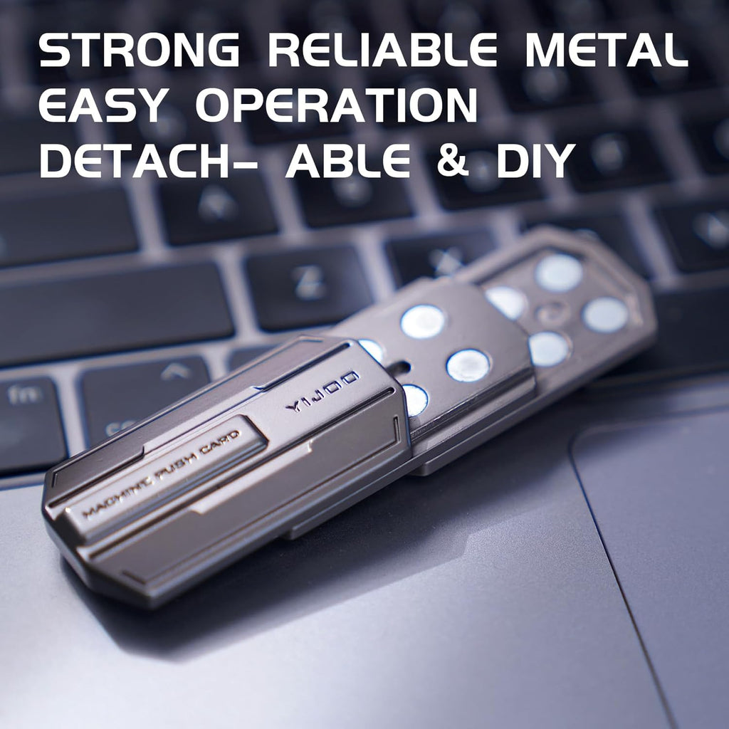 INNÔPLUS Fidget Slider, Fidget Toys Adults Metal Magnetic Fidgets Desk Toys, Cool EDC Gadgets Anxiety Stress Relief Toys, ADHD Tools for Adults, Mens Gifts for Him & Dad, Boyfriend