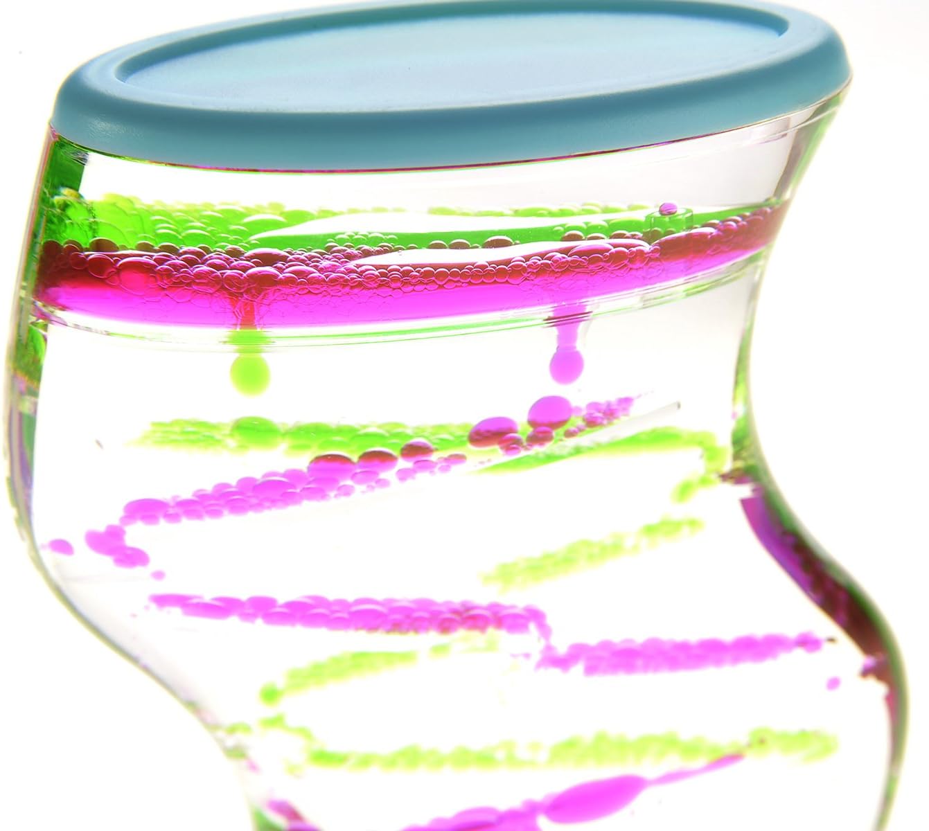 PowerTRC Liquid Motion Bubbler Sensory Toy, Stress Reliever Toys for Autism & ADHD, Calming and Relaxing Fidget Toy Gift for Kids and Adults Decorate Desktops, Home, Room, Or Classrooms