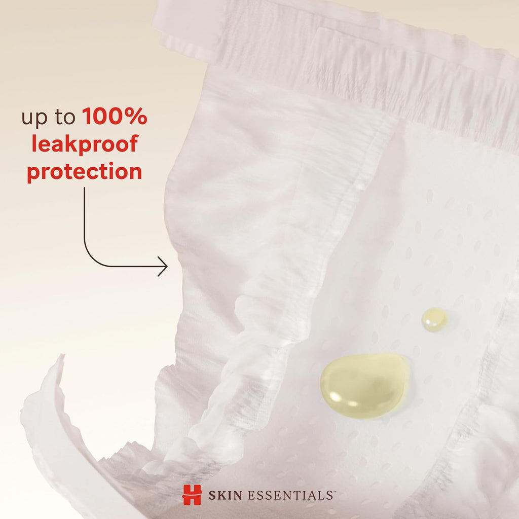 Huggies Size 4 Diapers, Skin Essentials Baby Diapers, Size 4 (22-37 lbs), 150 Count (6 Packs of 25), Packaging May Vary