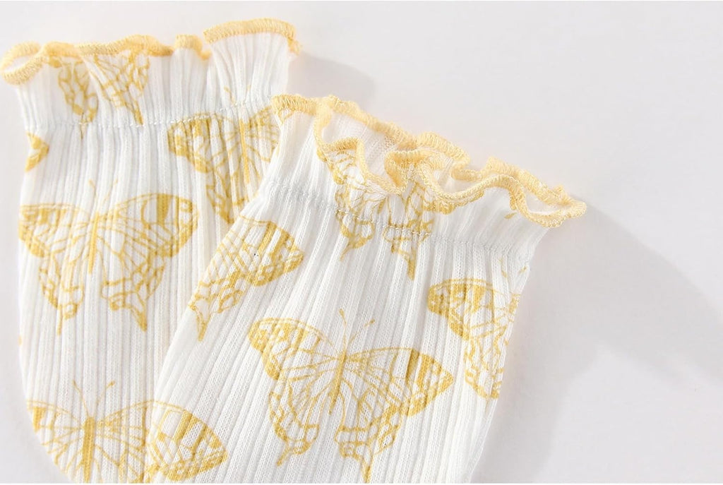 Cute Baby Girl Hats Mittens Set 10-Pack New Born Boy Caps Gloves Suit 0-6 Months Infant Accessories