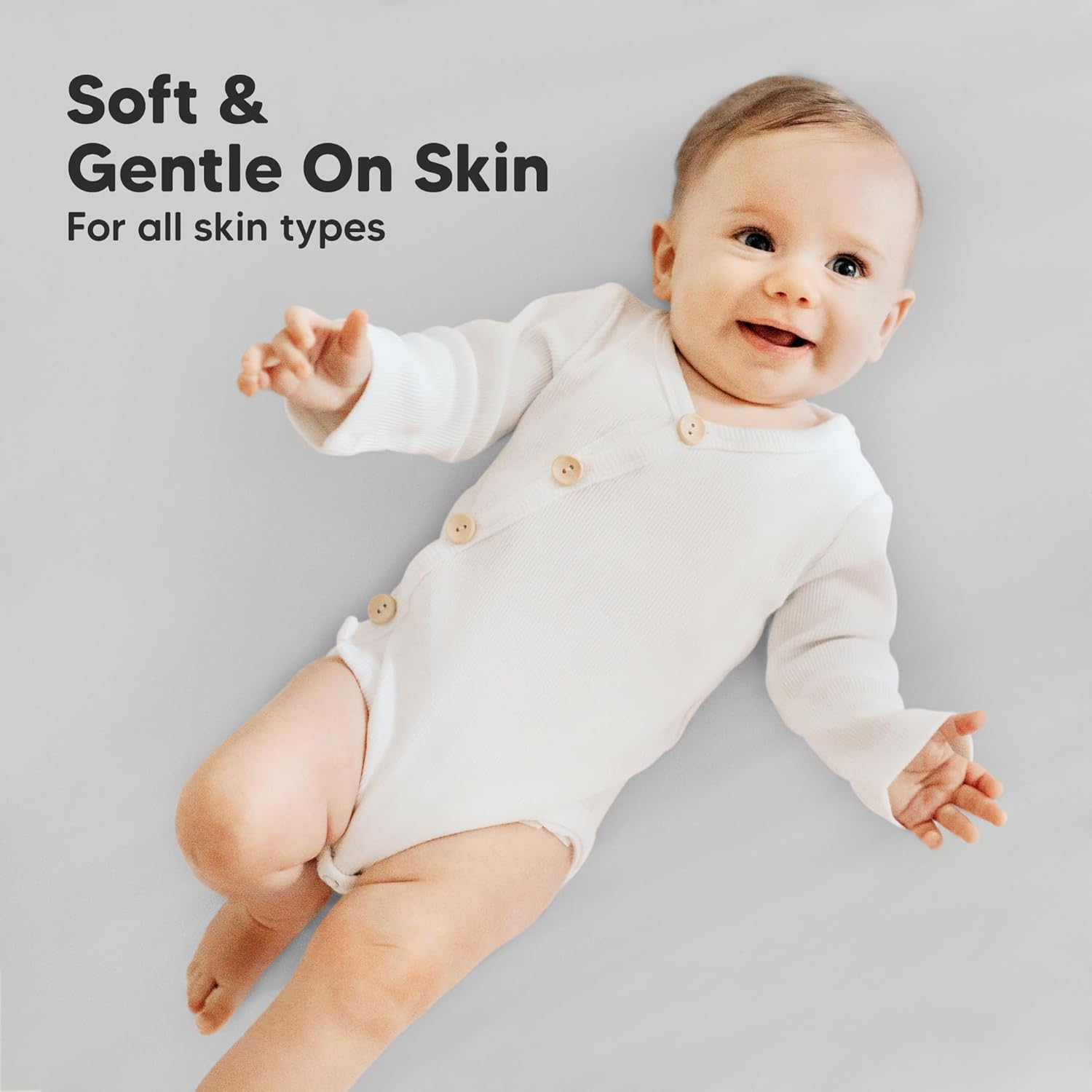 2-Pack Mini Crib Sheets Fitted - 38x26 Pack N Play Sheets for Pack and Play Mattress, Organic Cotton, Soft & Breathable Playard Bedding, Neutral Mini Toddler Bed Cover for Boys, Girls (French Gray)