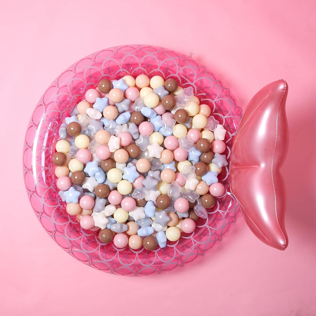 GOGOSO Ball Pits Balls for Toddlers Pack of 50 100 200 Plastics Shape Ball Non-Phthalate Non-BPA Non-Toxic 2.2-Inch Crush Proof Play Balls