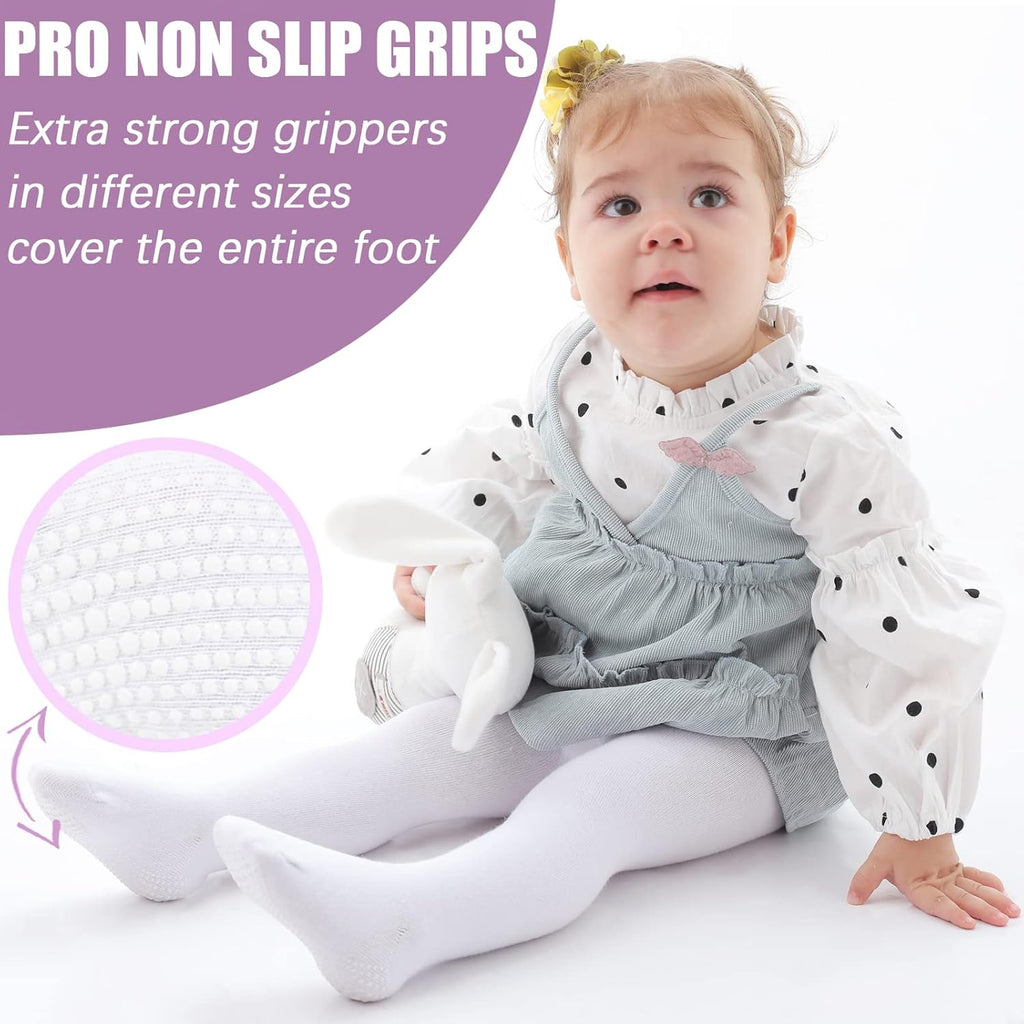 Mini angel Baby Tights Non Slip Baby Girl Tights Seamless Cotton Pantyhose Toddler Stockings Winter Warm Leggings Non-Skid