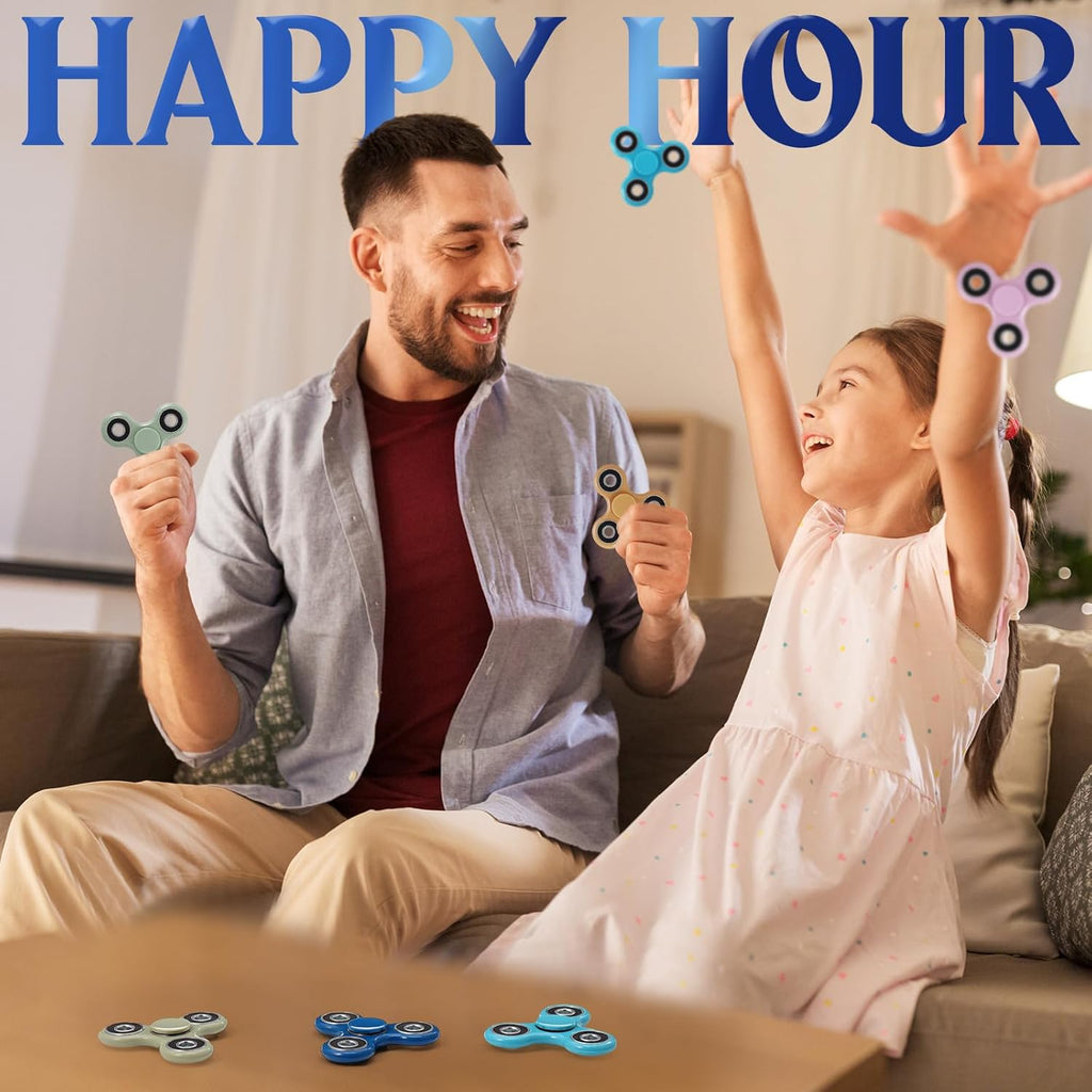 36 Pcs Fidget Spinner Toy Hand Fidget Spinner Bulk Sensory Fidget Toy Adults Fidget Spinners for Adults Kids Party Favors Classroom Prizes Gift Bag Fillers Fidget Relief Toys, 6 Colors