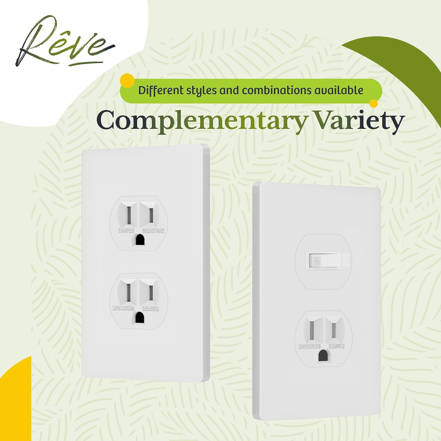 TG Screwless Duplex Wall Plate Covers, Child Safe Receptacle Outlet Covers, Size 1-Gang 4.68"x 2.93",Unbreakable Polycarbonate Thermoplastic,SP-S1-W-5PCS,Glossy, White, 5 Pack