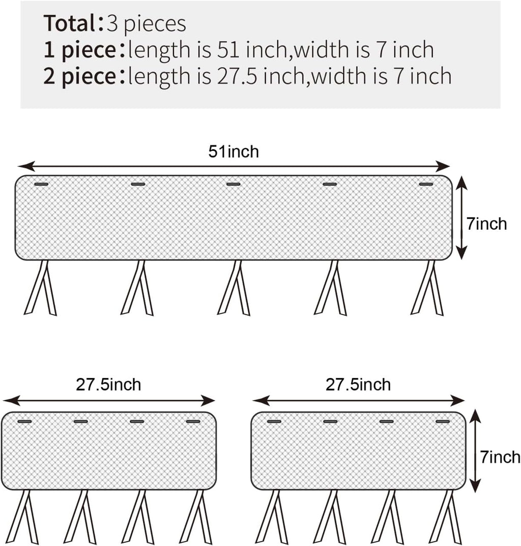 3 in 1 Crib Rail Covers for Life Size Cribs,White Soft Anti-Collision Strip Corner Covers,Protect Baby Teeth and Save Crib Rails, Rail Edge Protector Strip (white01)