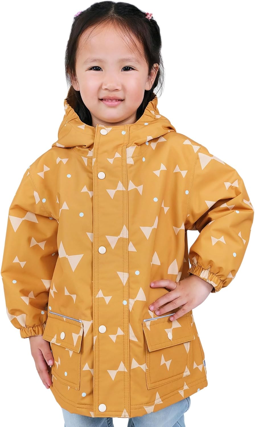 JAN & JUL Waterproof Fleece Lined Rain Jacket, Raincoat for Kids