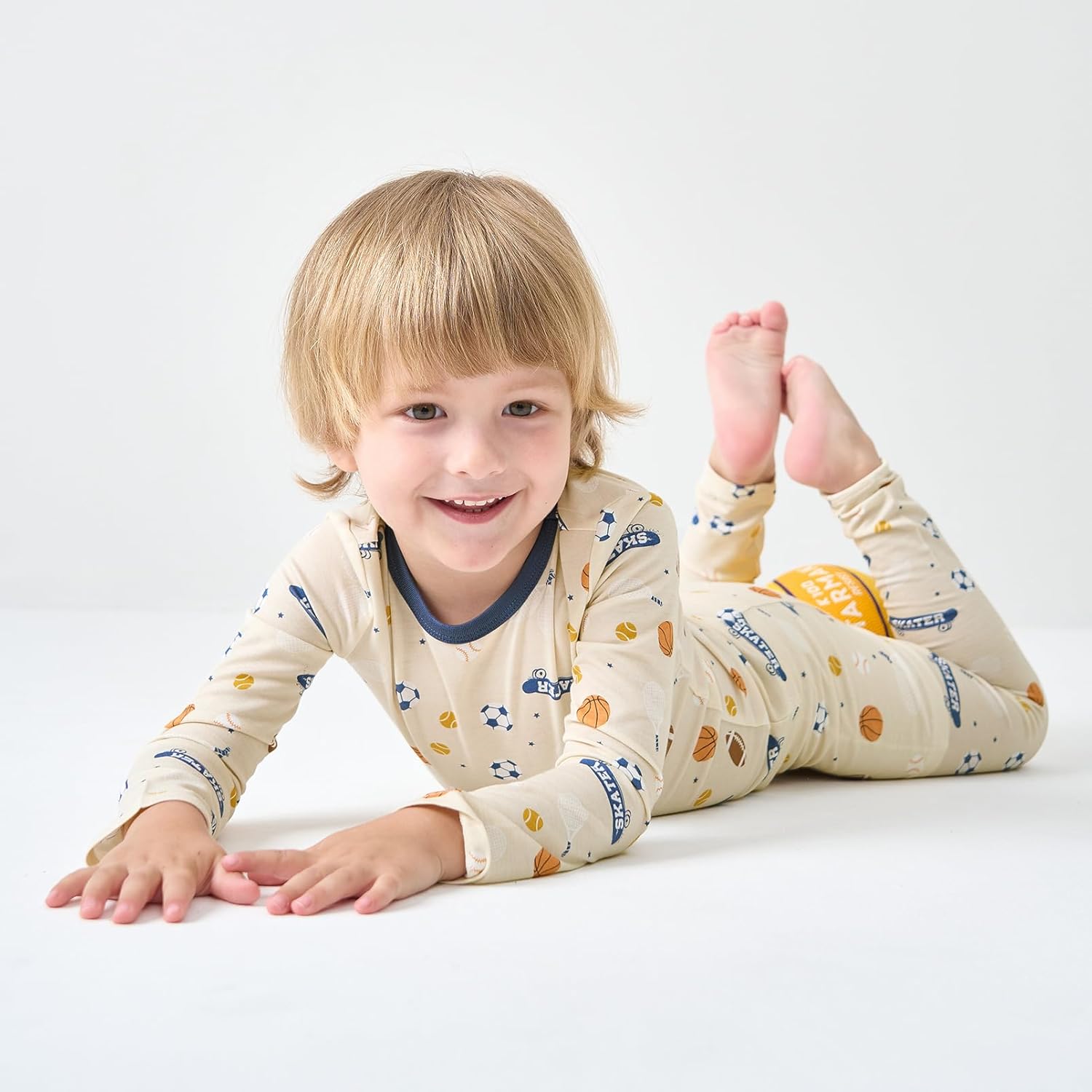 pureborn Baby Toddler Kids Viscose from Bamboo Pajamas Set Pjs 2pcs 18M-8Y