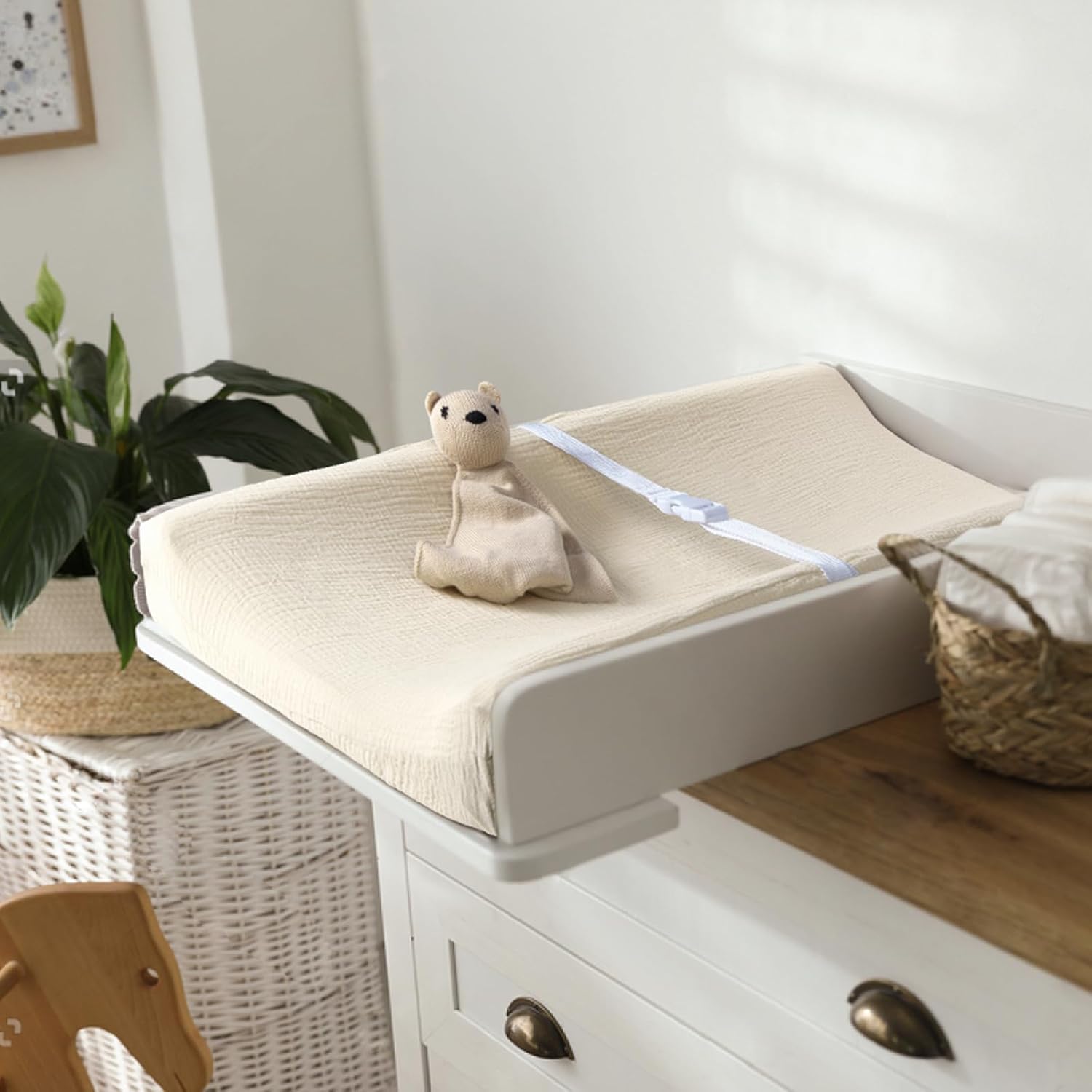 lulumoon Baby Changing Pad Cover: Muslin Diaper Changing Table Pad Cover - Changing Pad Sheets for Girls Boys