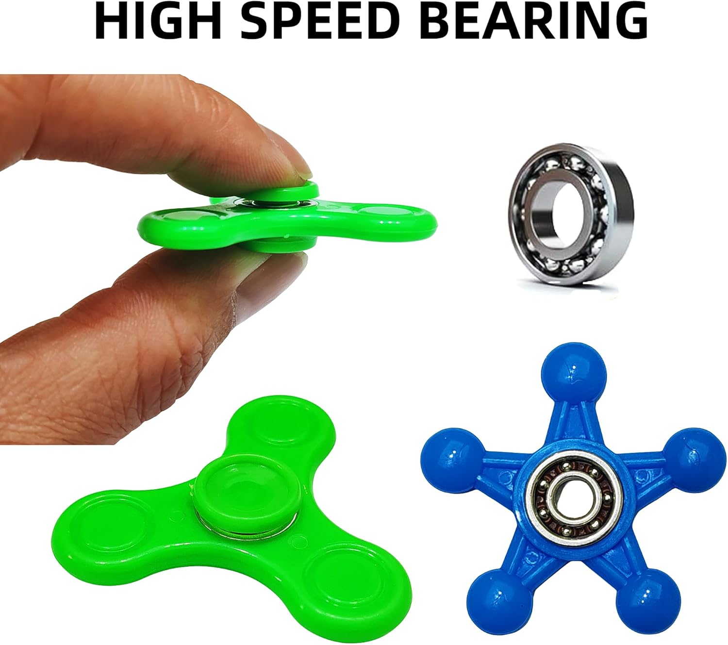 Fidget Spinners Bulk-Mini Fidget Spinner Toys for Kids Teens Adults Birthday Party Favors,Return Gifts,Goodie Bags Stuffers,Party Games,Classroom Rewards Carnival Prizes (24)