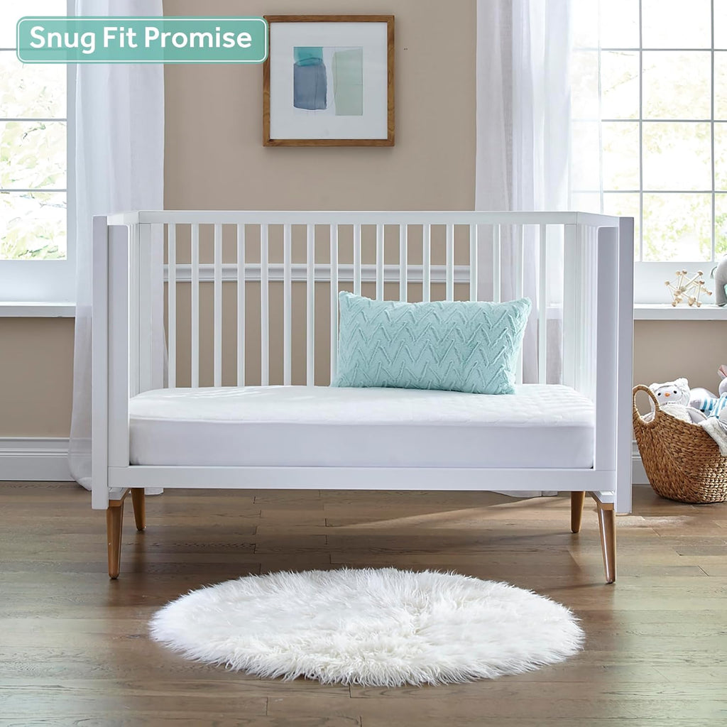 Sealy Baby Orion Antibacterial 2 Stage Breathable Crib Mattress plus Toddler Bed Fit, Lightweight & Waterproof, Non Toxic, GREENGUARD Gold Certified, Safety & Quality Tested, Made in USA, 52x28"