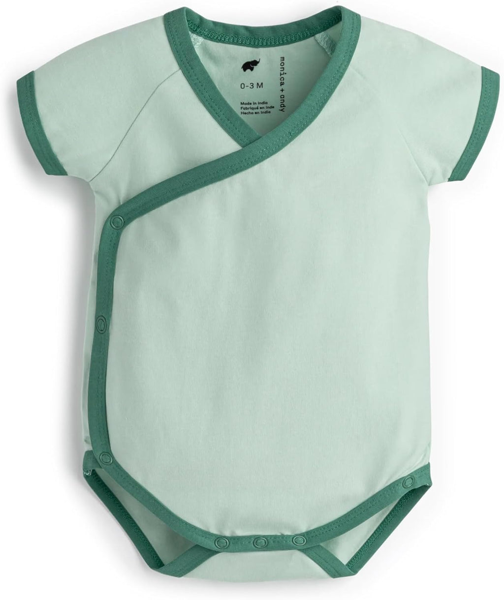 MONICA + ANDY Baby Organic Short Sleeve Lucky Bodysuit
