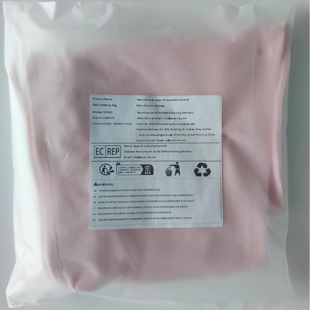 Baby Swaddle Sleep Sack 1.0 Tog 3-in-1 Cotton Baby Swaddle Blanket Wrap for Newborns 0-6 Months Pink