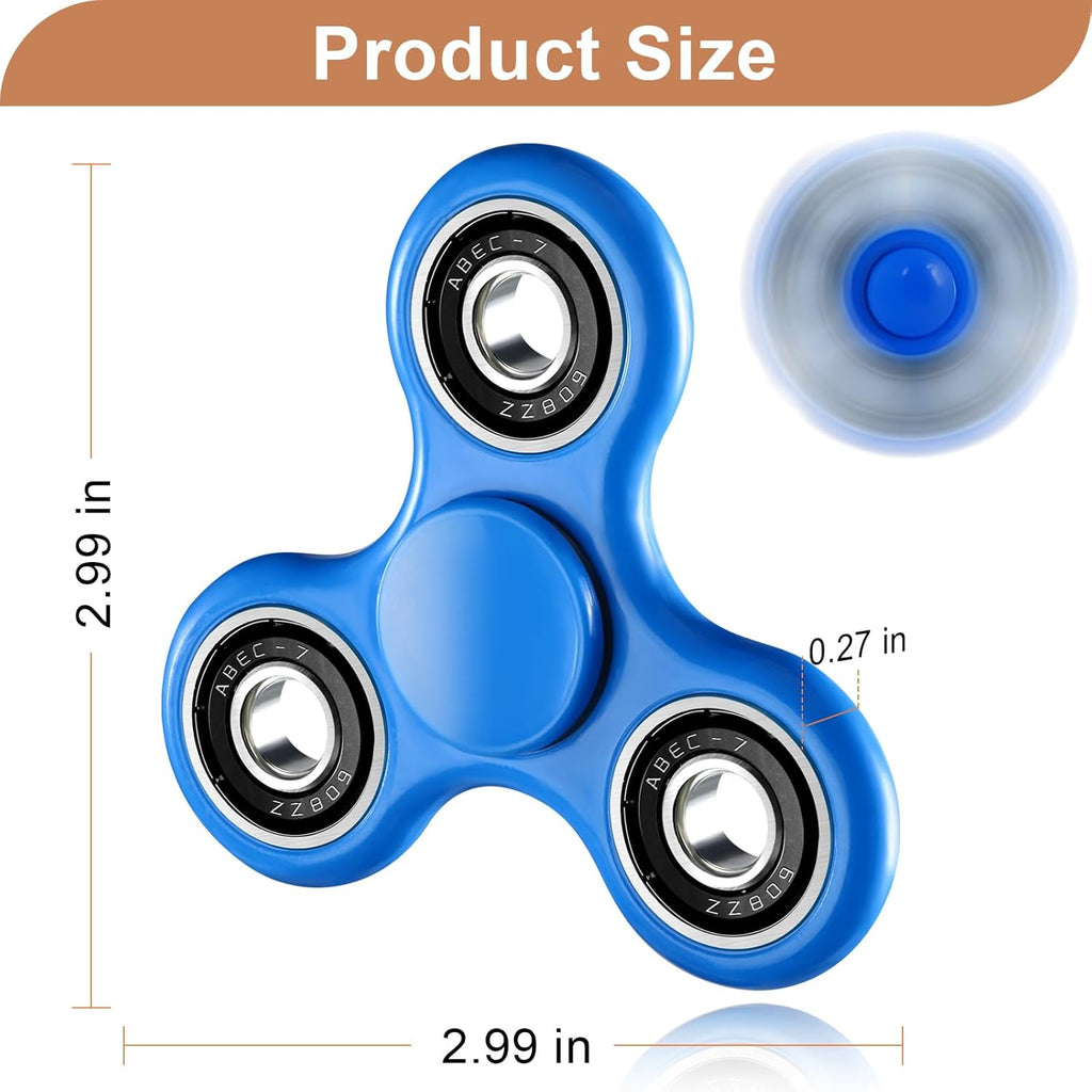 SCIONE Fidget Spinner Toy 1 Pack, Stress Anxiety Relief Sensory Fidget Toys for Kids Adults, Cool Fidget Spinners for ADHD Autism Birthday Gifts Stocking Stuffers Classroom Prizes for Boys Girls