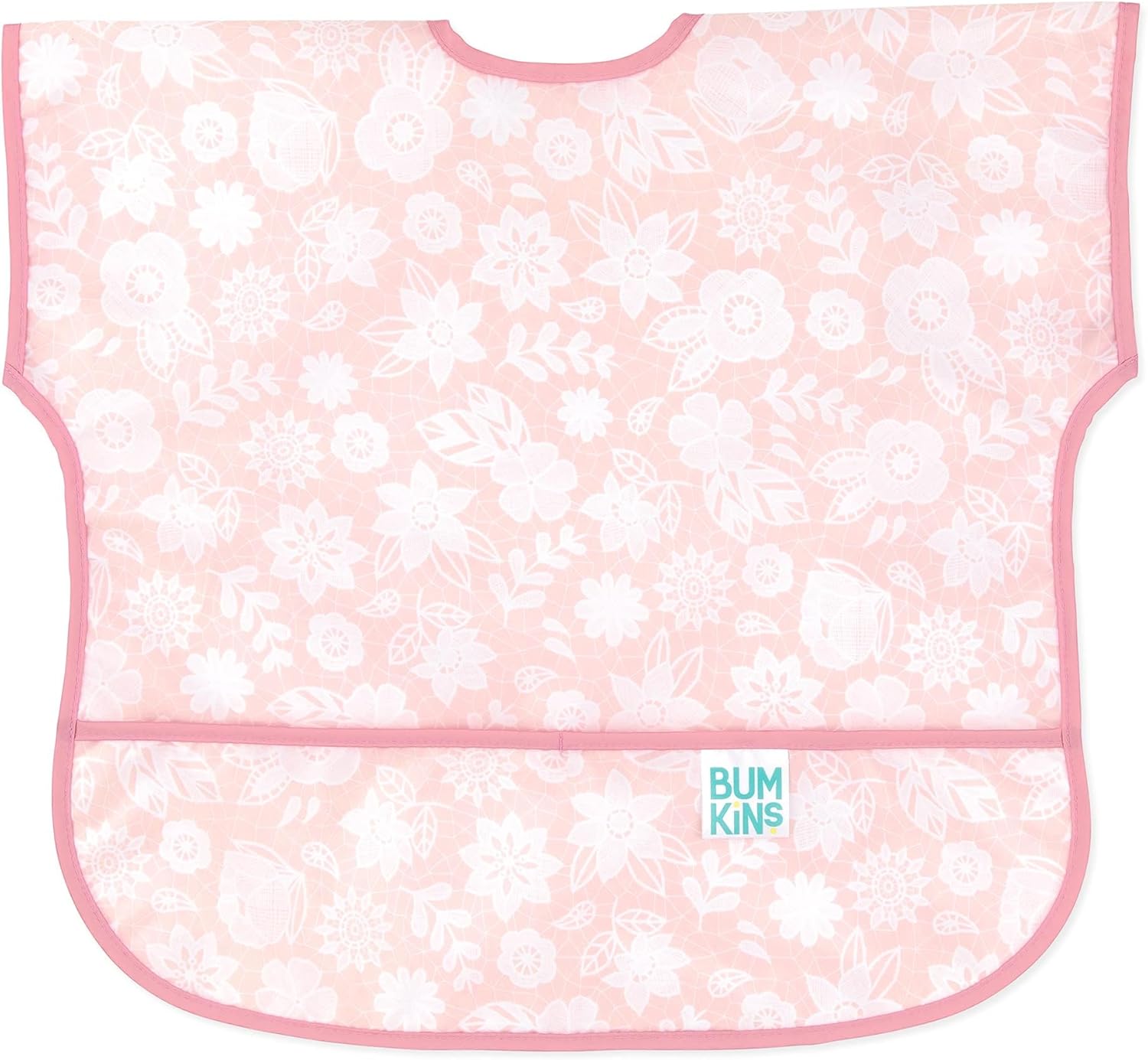 Bumkins Bibs - Toddler Bibs, Waterproof, Large for 1-3 Years, Short Sleeve