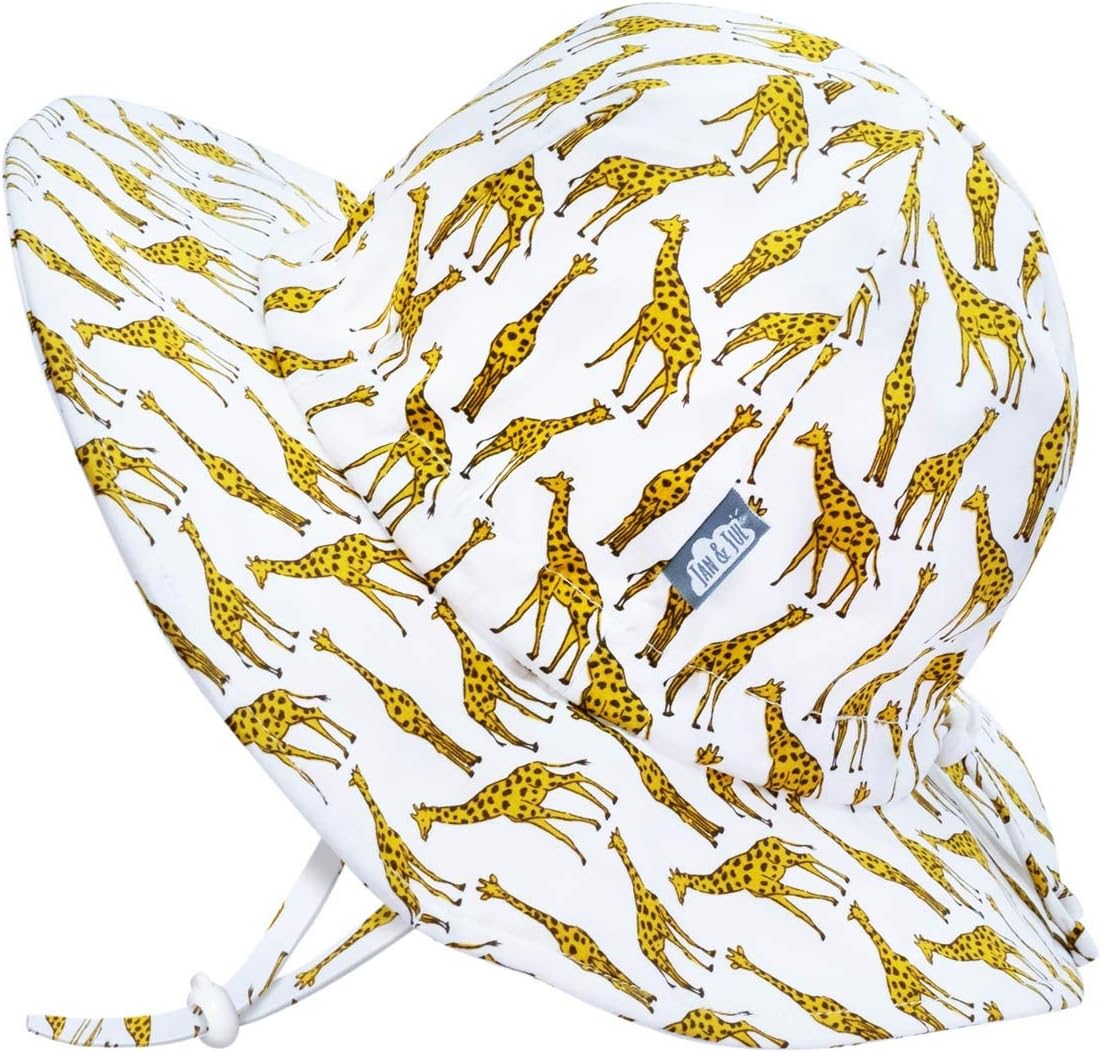 JAN & JUL Adjustable Cotton Floppy Sun Hat with 50+ UPF Protection for Boys