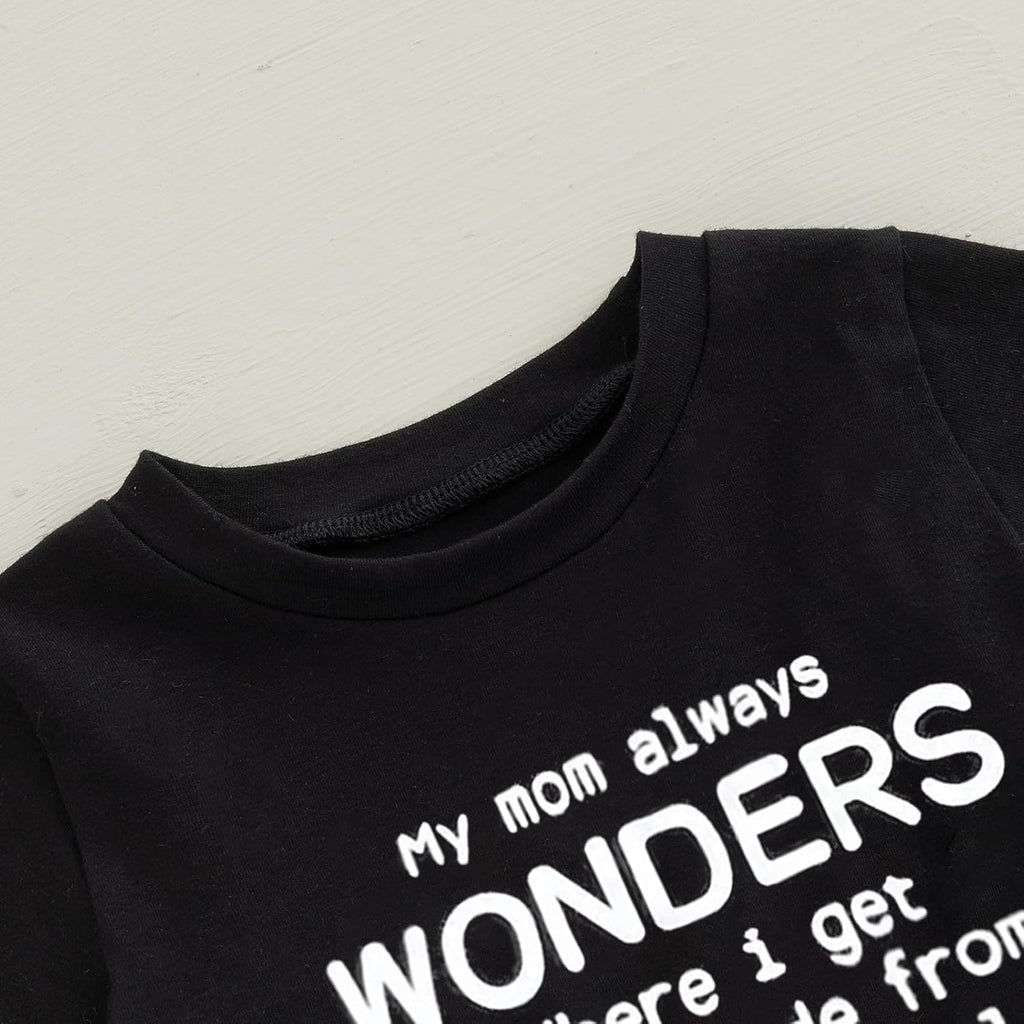 wdehow Toddler Kids Baby Boy Summer Clothes Sets 1T 2T 3T 4T 5T Letter Print Short Sleeve Tops Camouflage Shorts Outfits