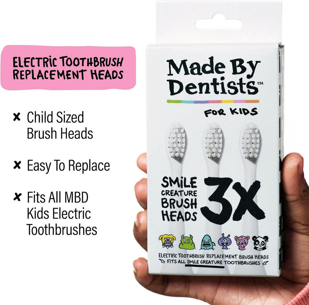 Kids Electric Toothbrush - Rechargeable Vibrating Toothbrush with Timer, Includes 6 Replacement Heads, Gently Cleans Teeth, for Girls and Boys, Kids & Toddlers Age 2+, Cheetah