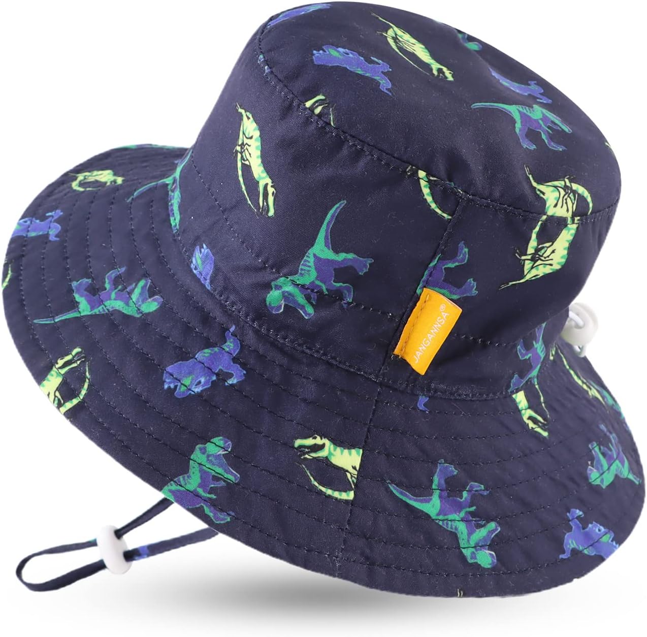 JANGANNSA Cotton Baby Sun Hat Infant Toddler Boys Girls Bucket Hats Summer Sun Protection Kids Beach Caps