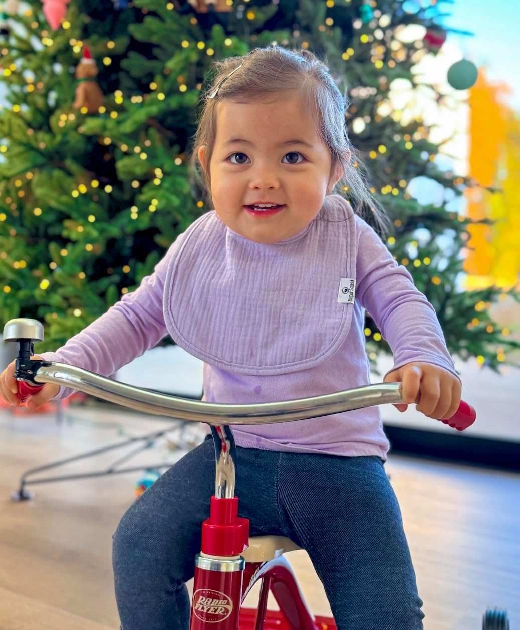 DiaperSquad's Baby Bibs for Drooling and Teething, Bibs for Boys, Baby Girl - Solid Cotton Baby Drool Bibs