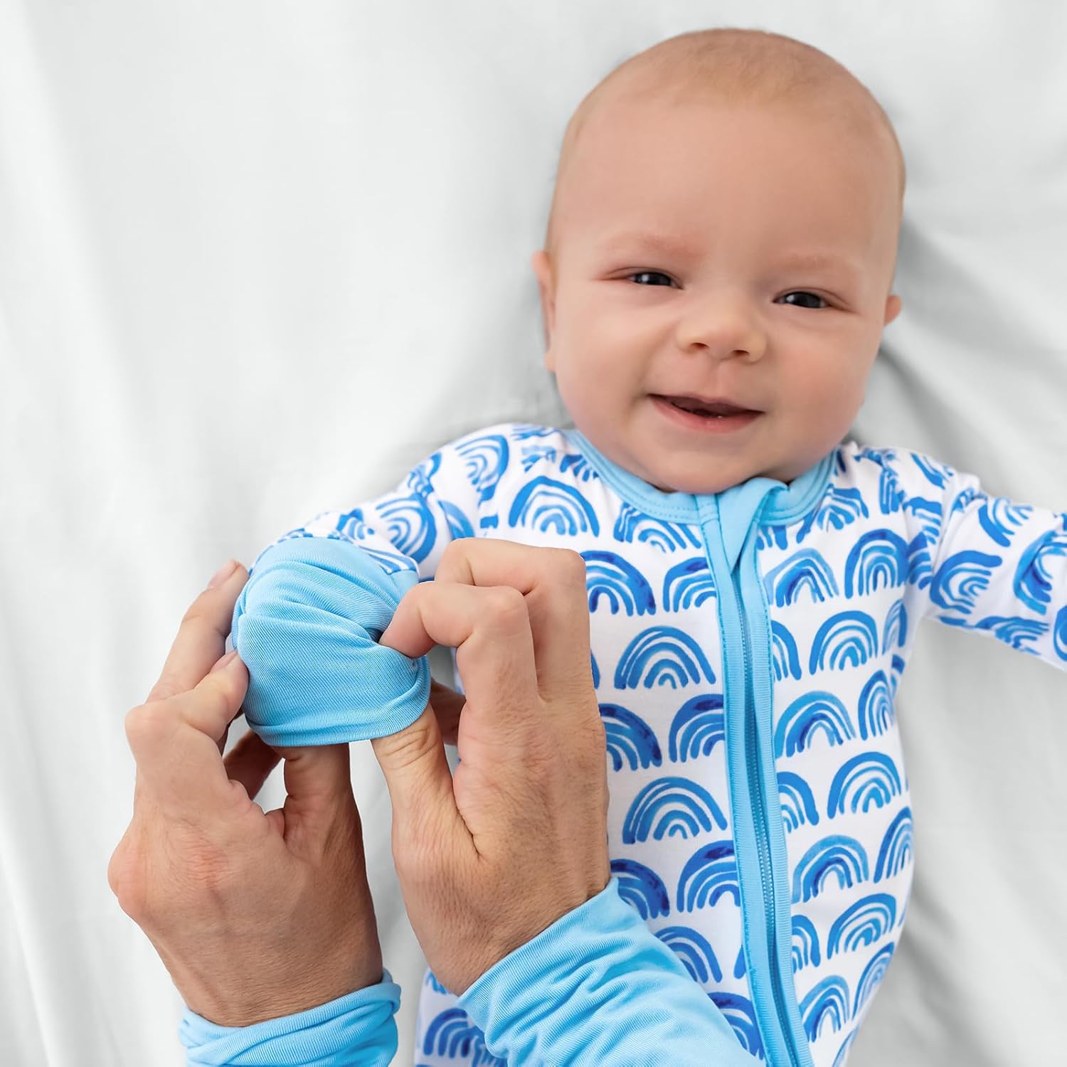 Little Sleepies Pajamas for Baby Boys & Girls, Viscose from Bamboo Baby Pajamas, Preemie & Newborn Sleepers, 2-Way Zipper PJs