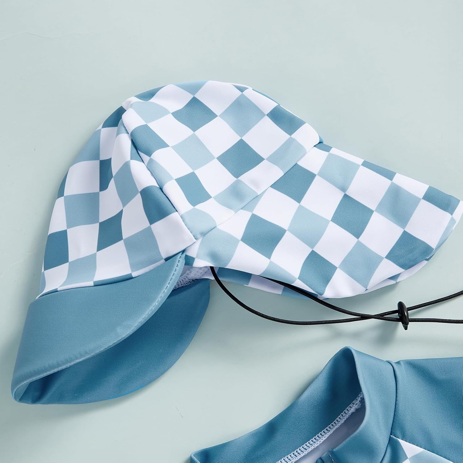 MAYUMMPY Baby Boys Girls Swimwear Casual Zipper One Pieces Rash Guard Swimsuit and Hat Beachwear Bathing Suit