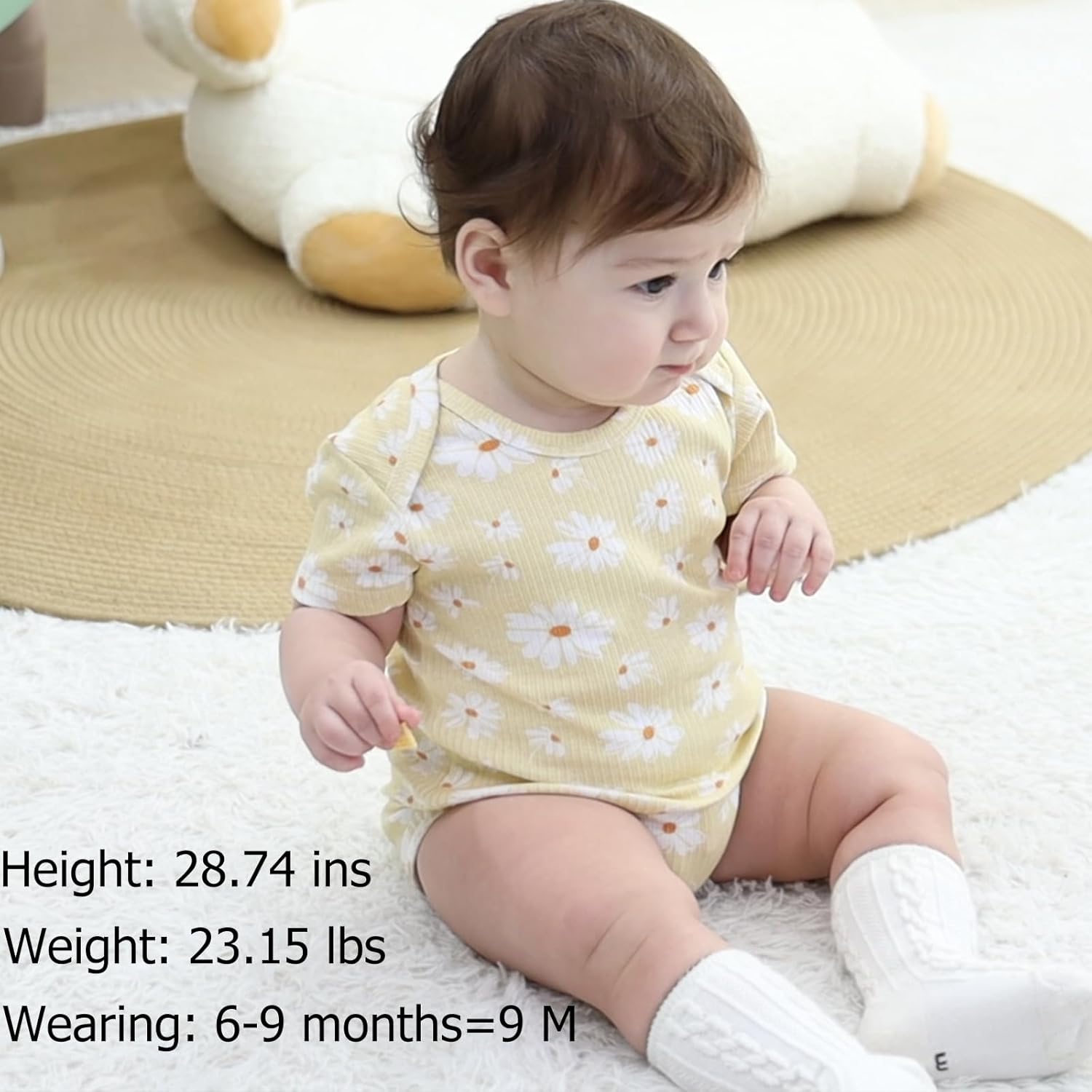 Baby Bodysuit and Pant Sets Ribbed Romper Soft Newborn Boy Girl Clothes Outfits Layette Gift Set