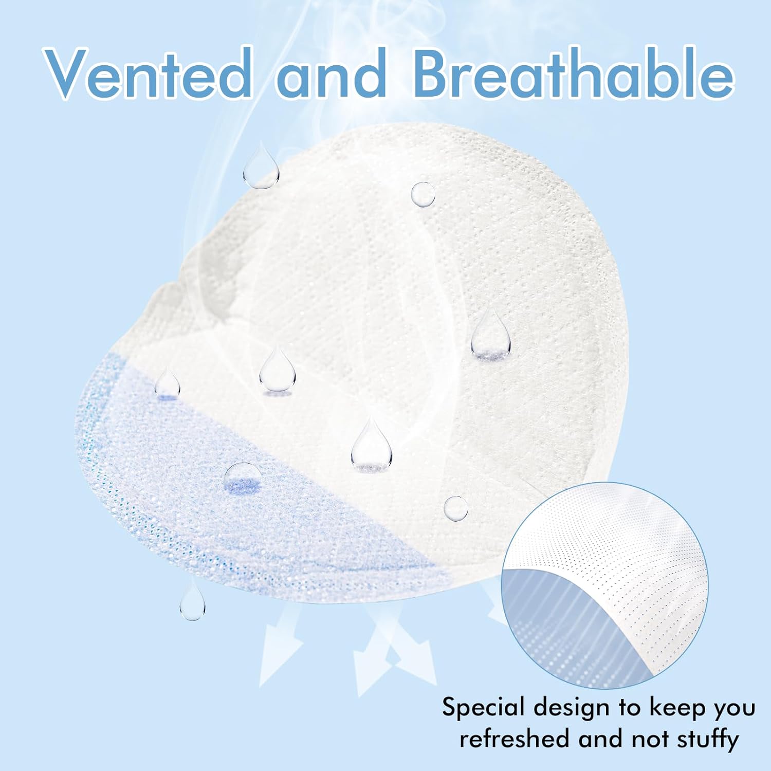 NCVI Super Absorbent Disposable Nursing Pads 180 Count, Stay Dry Breast Pads for Leaking Milk, Soft and Breathable, Leakproof Nipple Pads Individually Wrapped, Breastfeeding Essentials for Moms