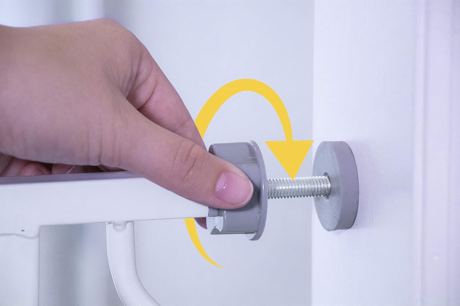 Regalo Easy Step 38.5-Inch Extra Wide Walk Thru Baby Gate, White Original version