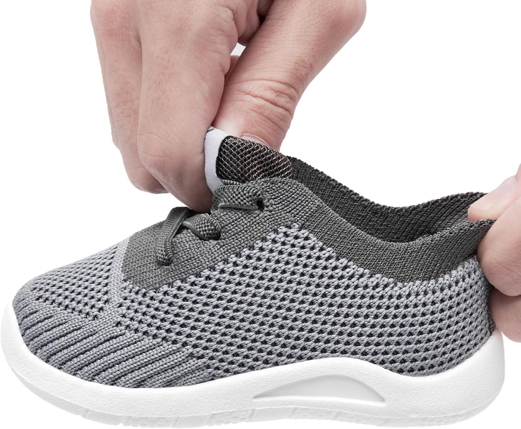 MORENDL Toddler Shoes Baby Walking Sock Shoes Infant Sneakers 0-4 Years Boy Girl Barefoot Tennis Shoe Non-Slip Brethable