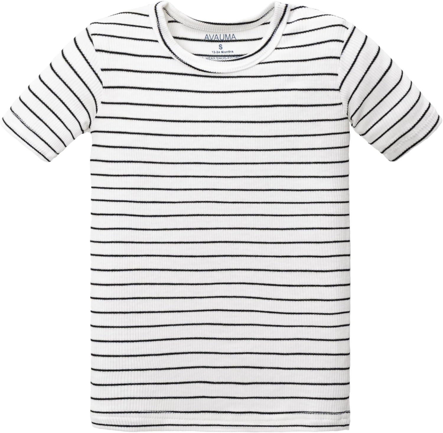 AVAUMA Stripe Pattern Baby Boys Girls Pajama Set Kids Toddler Snug fit Ribbed Sleepwear pjs for Daily Life Style