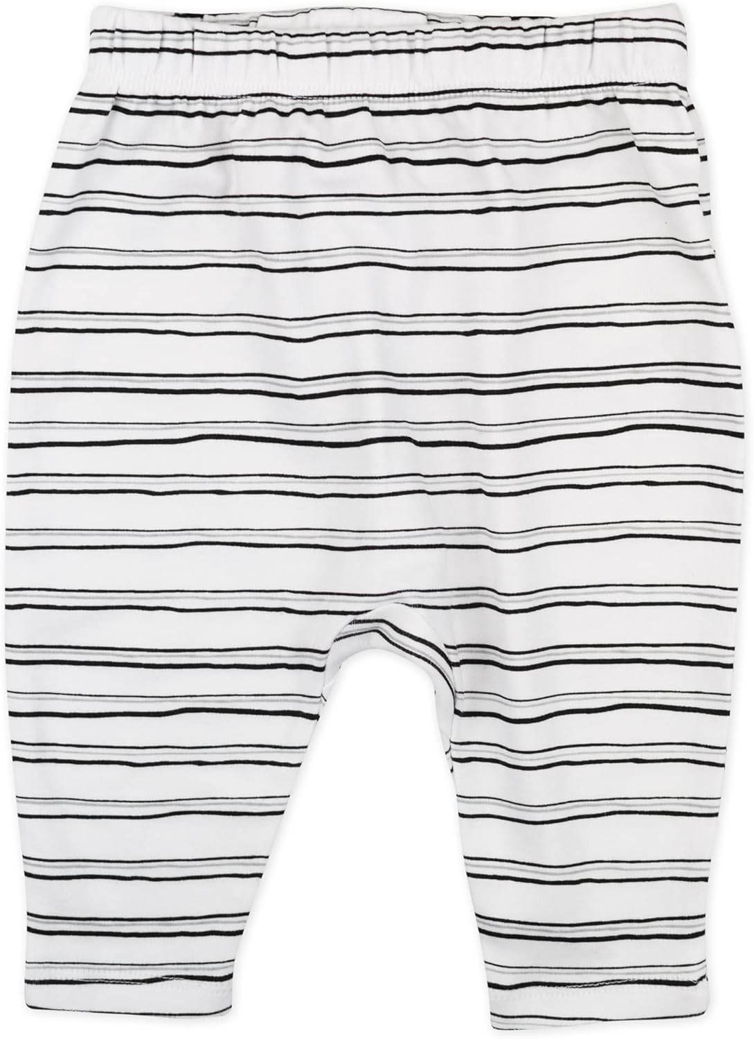 HonestBaby Multipack Harem Pants Roomy Fit Pull on Bottoms 100% Organic Cotton for Infant Baby Boys, Girls, Unisex