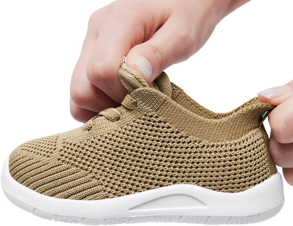 MORENDL Toddler Shoes Baby Walking Sock Shoes Infant Sneakers 0-4 Years Boy Girl Barefoot Tennis Shoe Non-Slip Brethable